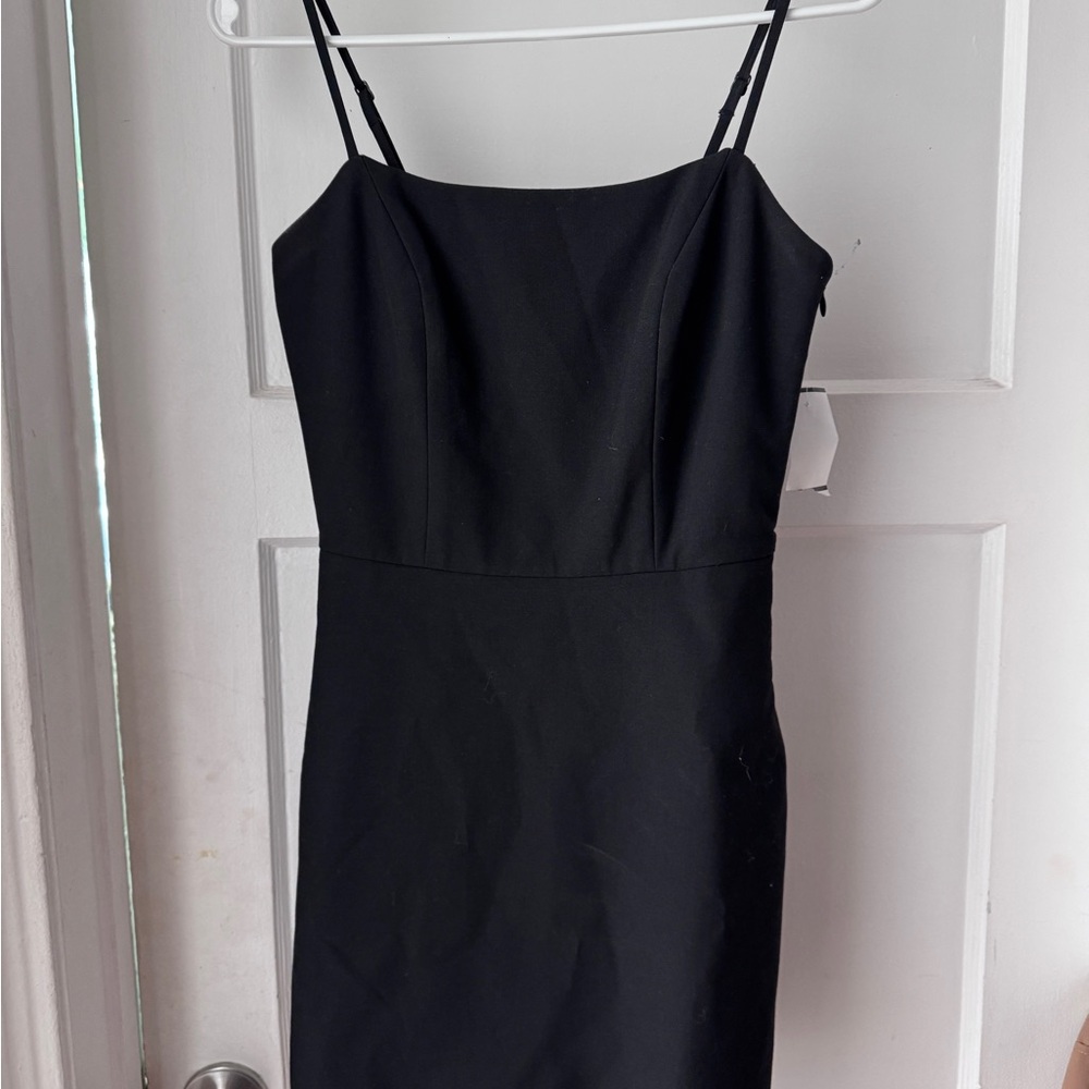 Wilfred Black Strapless Dress
